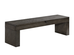 American Heritage Dining Storage Bench in Charcoal