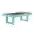 American Heritage Lanai Outdoor Full Set in Seafoam Teal with Dining Top