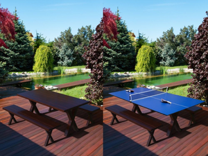 Imperial The Esterno Outdoor Table Tennis Top on Display