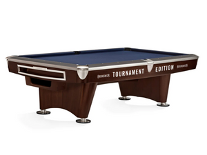 Brunswick Billiards Gold Crown VI Tournament Espresso Pool Table with Gully Return