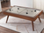 HB Home Mid-Century Modern Air Hockey Table's Top View