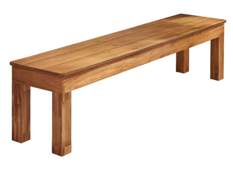 Imperial 76" Unpadded Storage Bench in Acacia