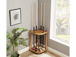Imperial Double Thick Corner Cue Rack on Display