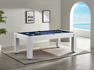 Imperial Esterno 7' Outdoor Pool Table with Dining Top Bundle on Display