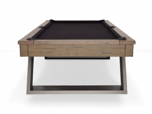 Plank & Hide Modesto 8 Foot Pool Table's Front View