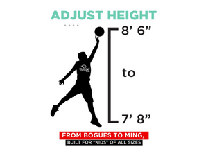 Skee-Ball SuperShot Basketball Home Arcade Game's Adjustable Height