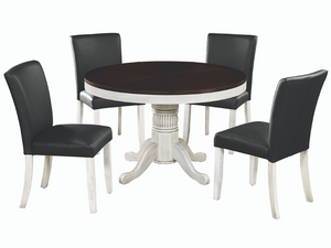 RAM Game Room 48" Game Table Set with 4 Game/Dining Chairs