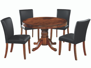 RAM Game Room 48" Game Table Set with 4 Game/Dining Chairs