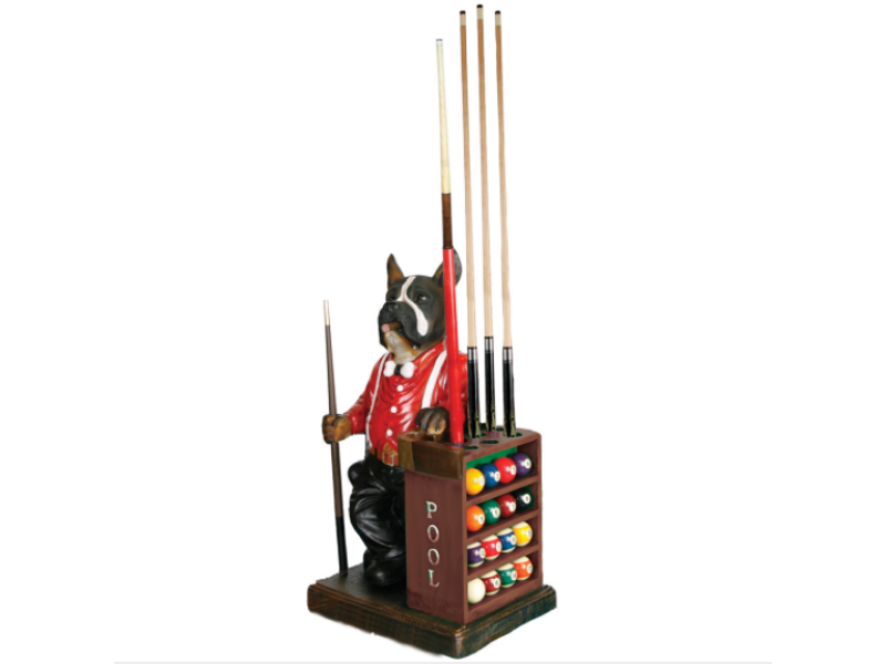RAM Game Room Dog Pool Cue & Ball Holder