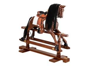 Authentic Models Rocking Horse with Western Saddle