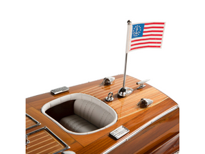 Authentic Models Triple Cockpit Wood Model Boat