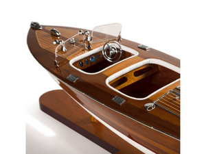 Authentic Models Triple Cockpit Wood Model Boat