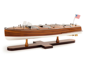 Authentic Models Triple Cockpit Wood Model Boat