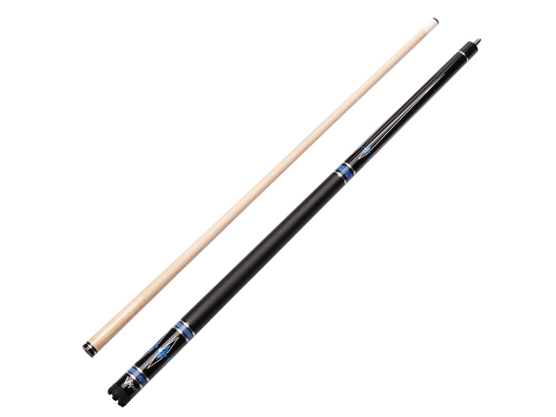 Viper Sinister Black Faux Leather Wrap Billiard/Pool Cue Stick