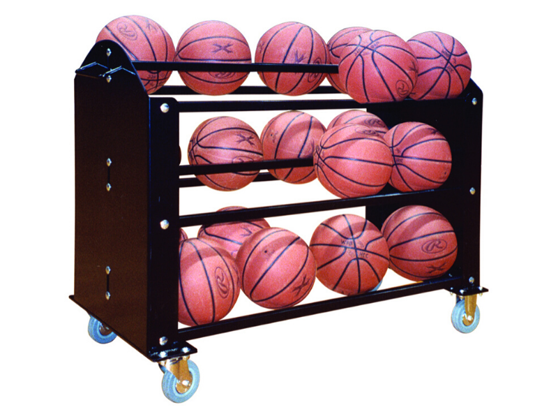 First Team Ball Hog Heavy Duty Basketball Ball Cart