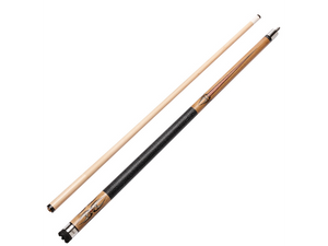 Viper Sinister Black and White Wrap with Brown Stain Billiard/Pool Cue Stick