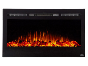 Touchstone Sideline 36" Recessed Electric Fireplace