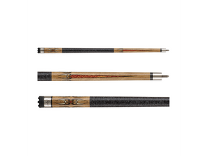Viper Sinister Black and White Wrap with Brown Stain Billiard/Pool Cue Stick