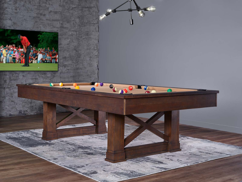 American Heritage Farmhouse 8 Foot Pool Table | Game Room Spot