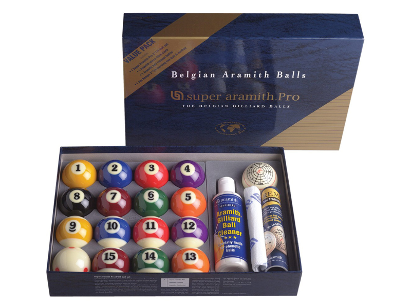 Aramith Super Pro Advantage Billiard Ball Set Value Pack
