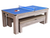 Hathaway Driftwood 7 Foot Air Hockey with table tennis top