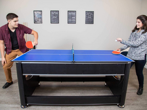 Hathaway Triple Threat 6 Foot 3-in-1 Multi-Game Table's ping pong