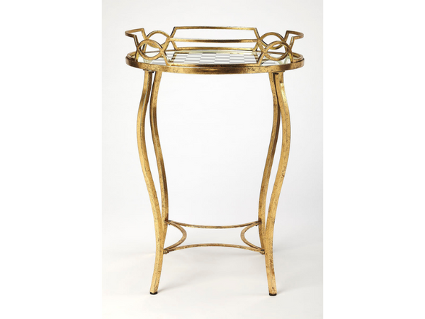 Butler Specialty Company Judith Antique Gold Game Table - Game Room Spot