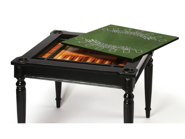 Multi-Purpose Game Table by Butler Specialty - Basswood/Black Licorice