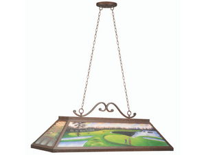 RAM Game Room 48" Hand Painted Billiard Light