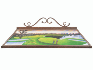 RAM Game Room 48" Hand Painted Billiard Light