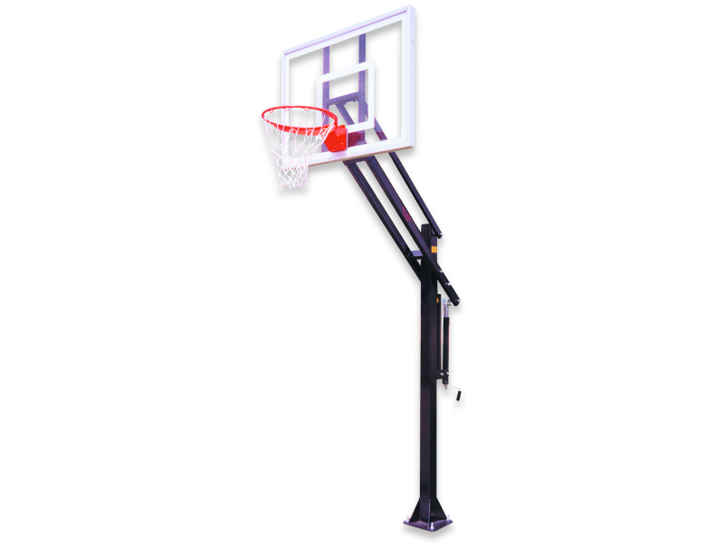 First Team Attack II In Ground Adjustable Basketball Goal