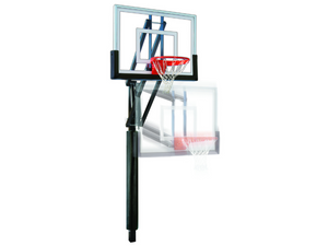 First Team Vector In Ground Adjustable Basketball Goal