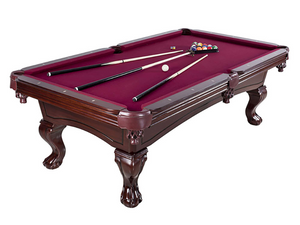 Hathaway Augusta 8 Foot Non-Slate Pool Table Mahogany