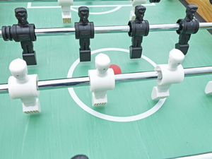 Hathaway Center Stage Pro Series 59" Foosball Table's Close-up View
