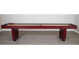 Hathaway Challenger 9 Foot Shuffleboard Table's Side View
