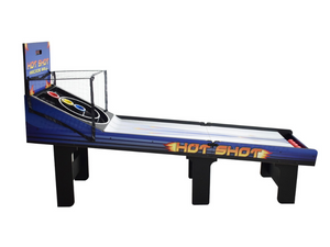 Hathaway Hot Shot 8 Foot Roll Hop and Score Arcade Game Table's Side View