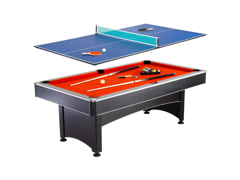 Hathaway Maverick 7 Foot Pool Table with Table Tennis Top