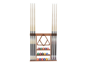 Hathaway Stafford 7 Foot Pool Table 3-in-1 Multi-Game Set's Cue Rack