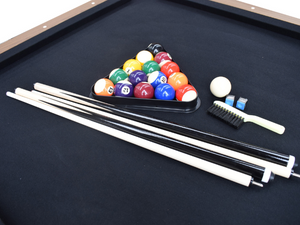 Hathaway Stafford 7 Foot Pool Table 3-in-1 Multi-Game Set's Free Accessories