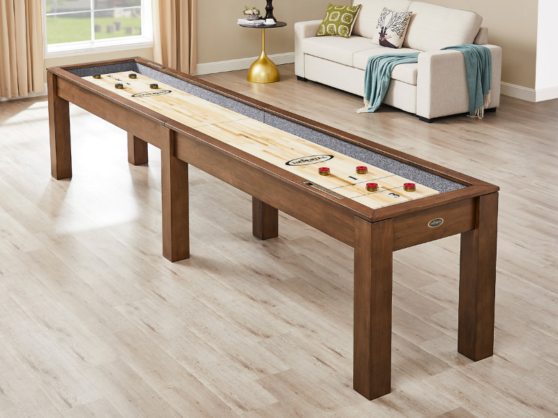 Imperial 12 Foot Penelope Shuffleboard Table on Display