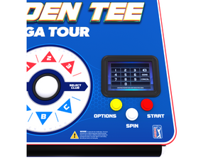 Incredible Technologies Golden Tee PGA Tour Clubhouse Edition's Touchscreen