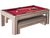 Hathaway Newport 7 Foot Pool Table Combo Set with Benches