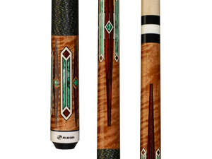 Players Antique Birdseye Maple with Malachite & Cocobolo Graphic Cue