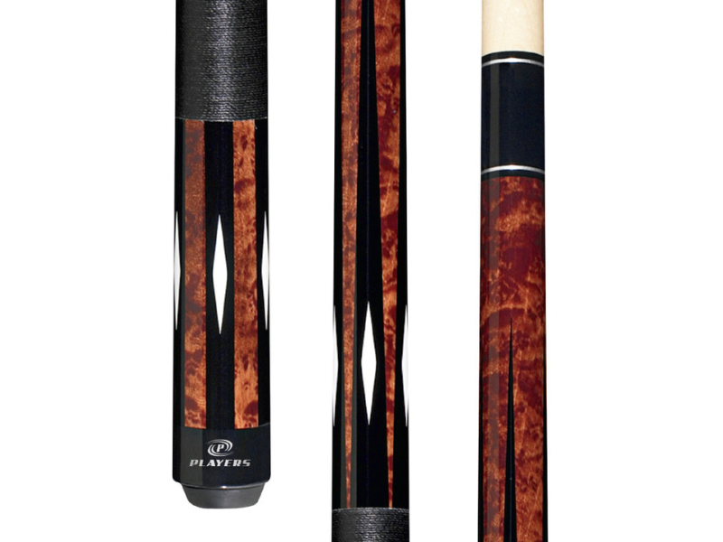 Players Antique Maple with Black & White Graphic Cue