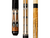 Players Antique Maple with Black, Imitation Bone, Mother-of-Pearl Graphic Cue