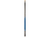 Players Black, Imitation Bone with Double Sided Dagger Points with Mother-of-Pearl Graphic Cue with Sleek Cobalt Wrapless Handle