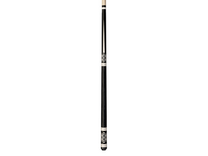Players Midnight Black with Imt. Bone and Silver Graphic Cue