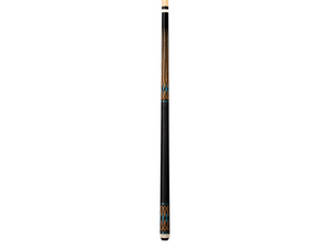 Players Midnight Black with Antique Maple, Black Palm and Blue recon Graphic Cue