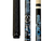 Players Midnight Black with Blue & White Anarchy Skulls Graphic Cue