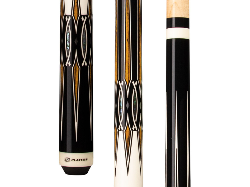 Players Midnight Black with Bocote and Mother-of-Pearl Graphic Cue